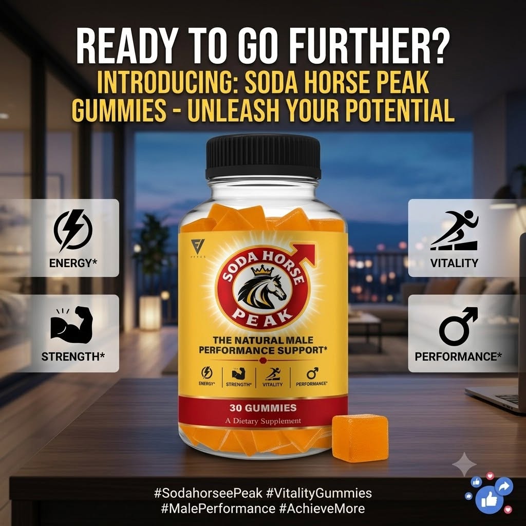 Soda Horse Peak Gummies promotional visual