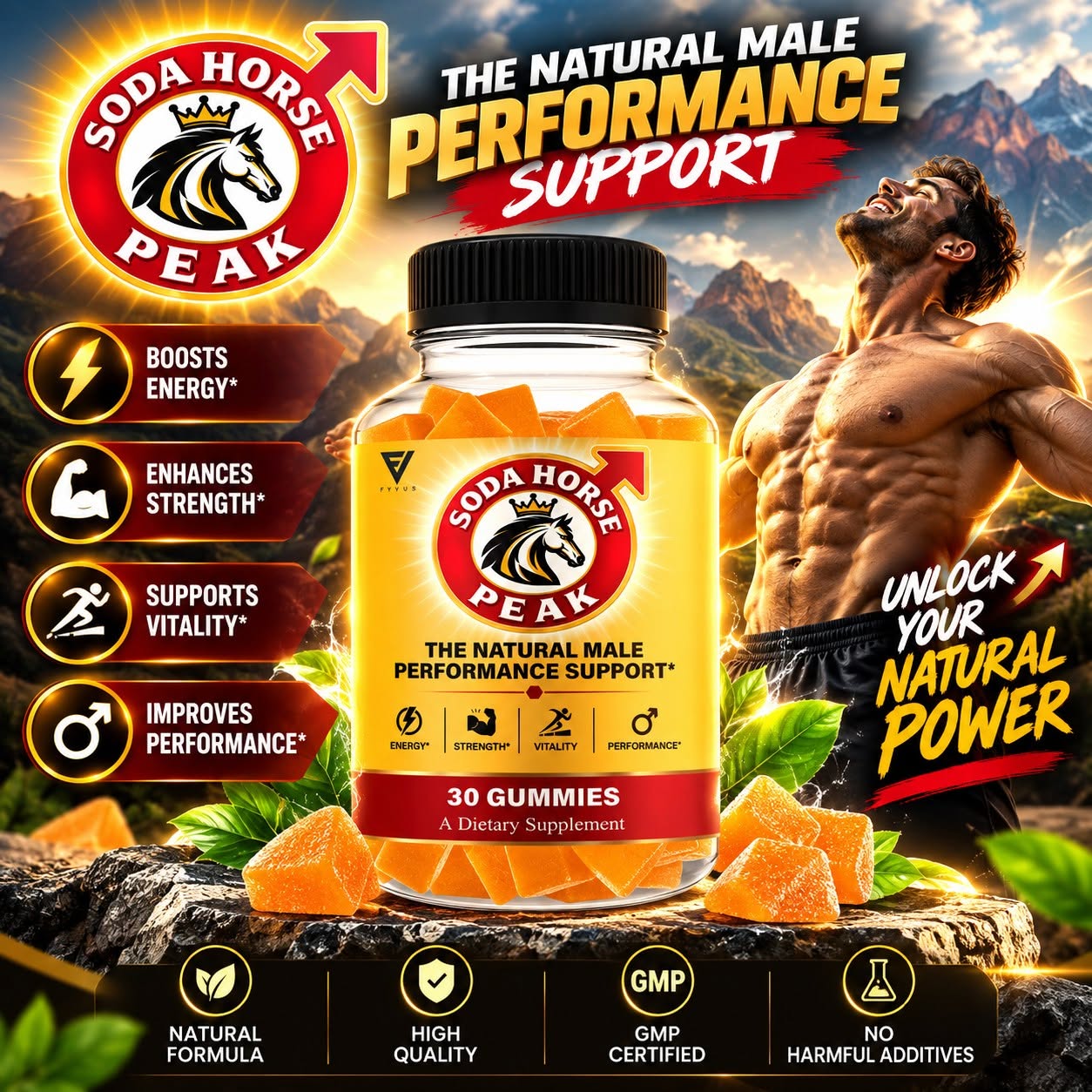 Soda Horse Peak promotional visual